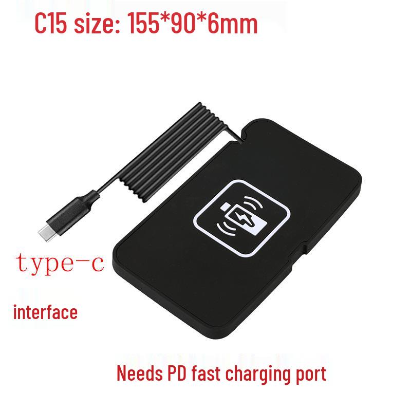 15W Low-Temp Fast Wireless Car Charger for Apple, Huawei, Samsung