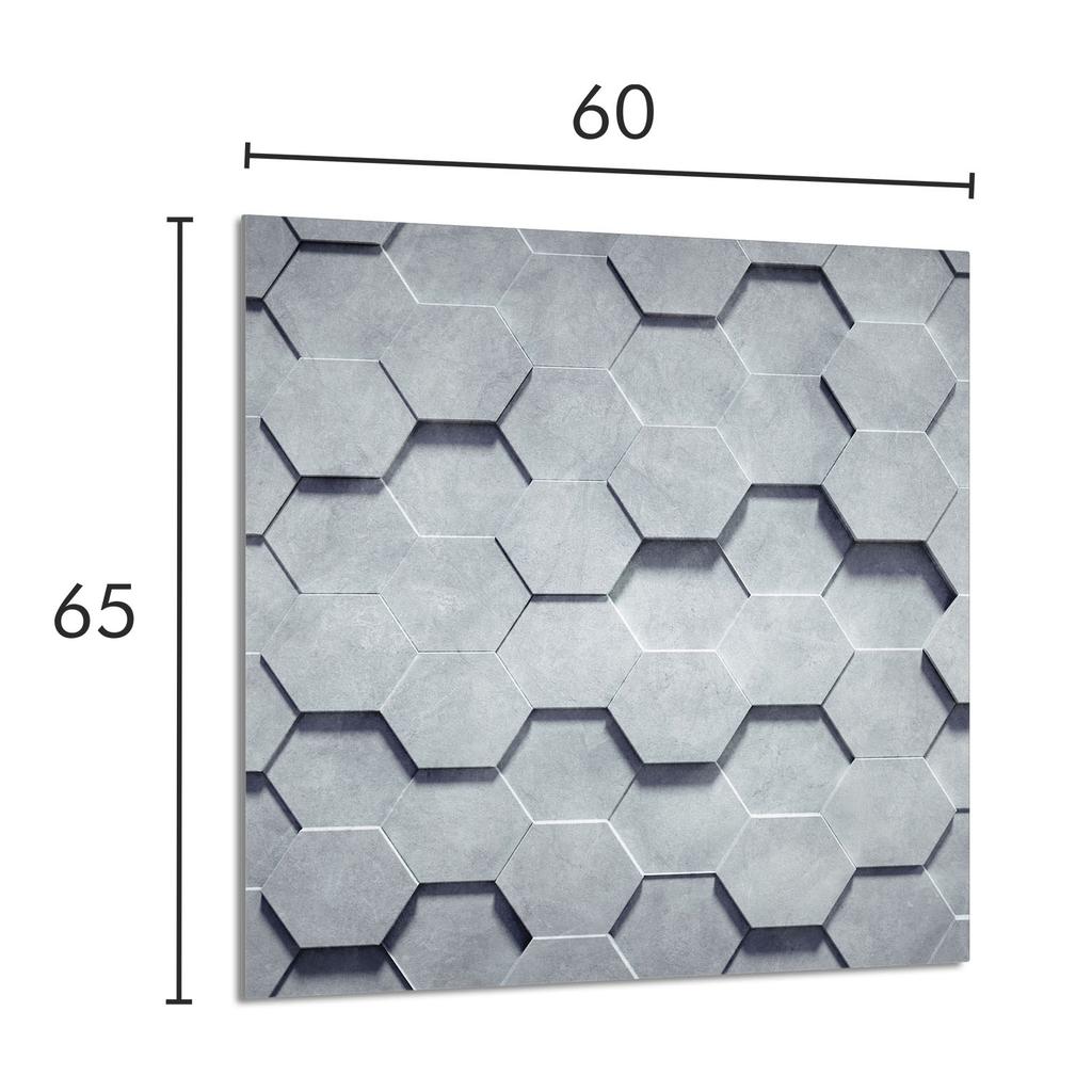 PANEL SZKLANY DO KUCHNI 60x65 Wzór