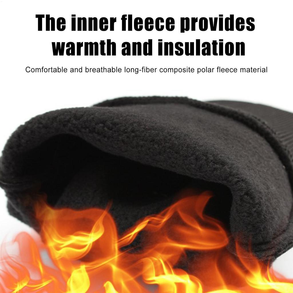 Heated Gloves Plug-in Mittens 1 Pair Electric USB Heated Gloves Screen Touch Control for Skiing Cycling Hiking Commuting Men
