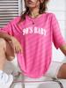 90s Creativity Letter Tshirts For Unisex Funny Tops Street Hip Hop Clothing Allmath Female Short Sleeve