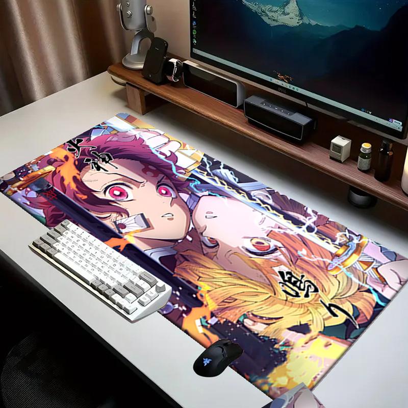 Powerful Demon Anime Mouse Pad Office Desk Mat, Gaming Mouse Pad Mousepad, Keyboard pad,Heavy-Duty Non-Slip Rubber Backing, Gift