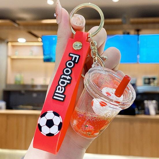 Football Keychain Pendant, 2026 Soccer Game Themed Key Chain, Flexible Strap Football Match Key Ring for Cars Party