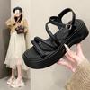 Retro Style Women's Summer Soft Sole Flats Sandals Fashion Outdoor Gladiator Footwear for Ladies
