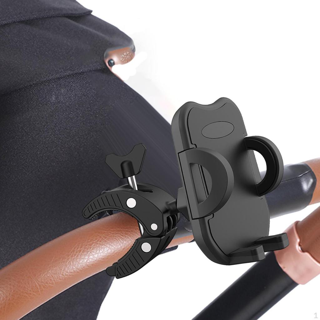 Car Golf Cart Stroller Phone Holder Clamp Universal Mount