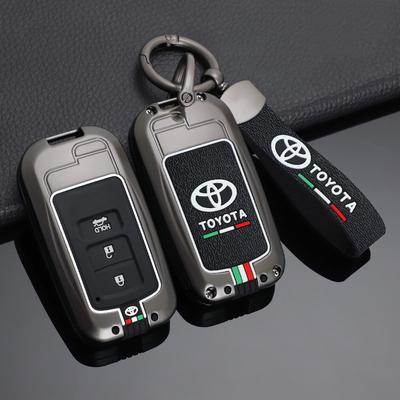 Car Remote Key Case Cover Shell for Corolla Camry RAV4 Highlander Auris CHR Avalon Land Cruiser Auto Keychain Accessories