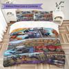 Naruto Pillowcase & Duvet Cover Set Patterned Anime Bedding for Bedroom Decor Ideal Gift for Anime Lovers.-Xin