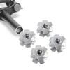 8Pcs 28.6mm Fork Cycle Fork Star Nut Steel BCycle Headset Star Nut  Cycling Repair