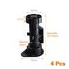 Cabinet Legs Plinth Feet Set of 4 Adjustable for Easy Furniture Leveling
