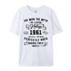 Unisex Myth Legend 1961 64th Birthday For 64 Years Old Streetwear TShirt Funny