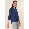 Polo Neck Three Quarter Sleeve Ayrobin Blouse