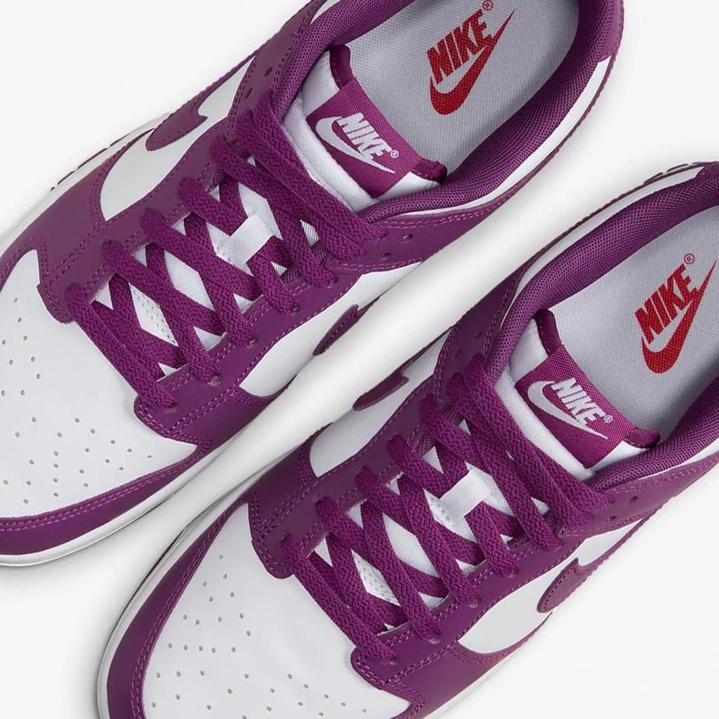 Nike Dunk Low Retro Size DV0833-107 White/Purple, 25.5cm