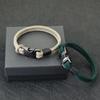 New Fashion Men Bracelet Double Layer Spring Buckle 4mm Nylon Rope Braclet Homme Leisure Accessories Hiphop Braslet Gift For Him