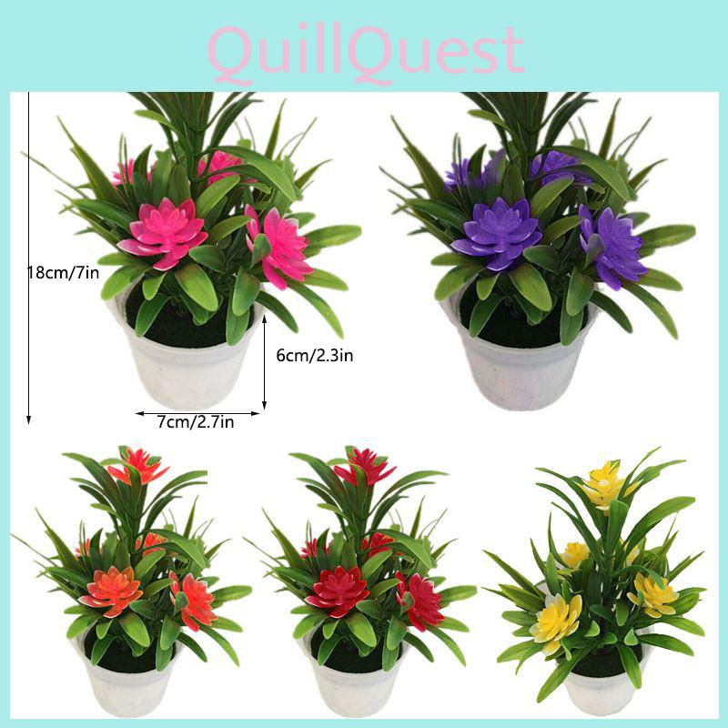 Wysokiej jakości sztuczny kwiat z doniczką do dekoracji domu i ogrodu wewnątrz i na zewnątrz