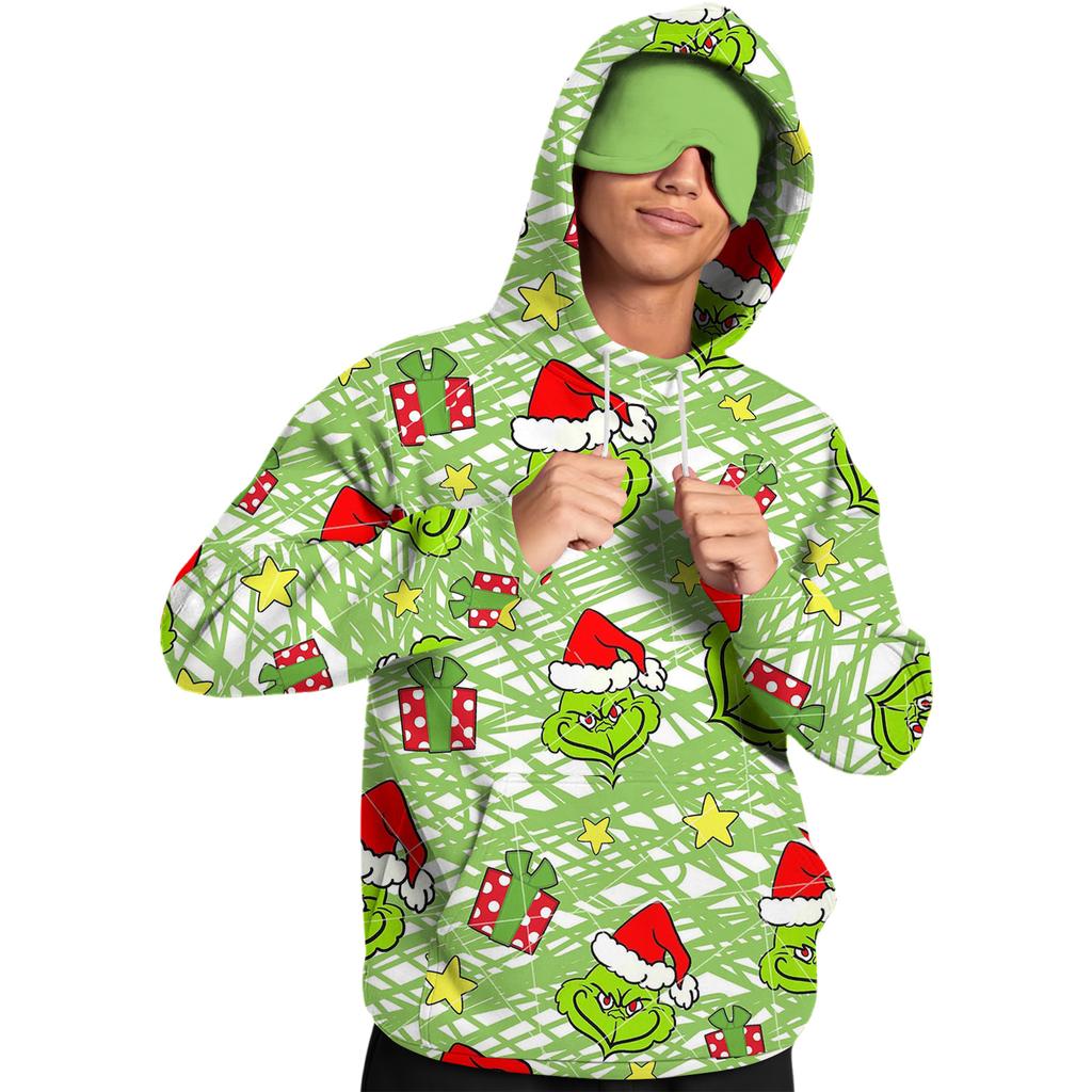 Men's Fleece Hoodie Casual Long Sleeve Sweatshirt