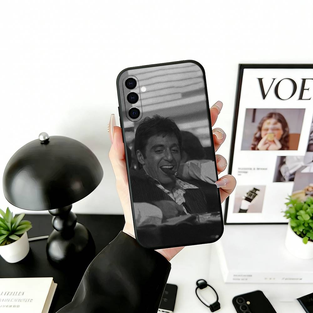 S-Scarface T-Tony Handyhülle Für Samsung Galaxy A73,A72,A71,A70,A53,A52,A51,Andere Weiche Schwarze Hülle