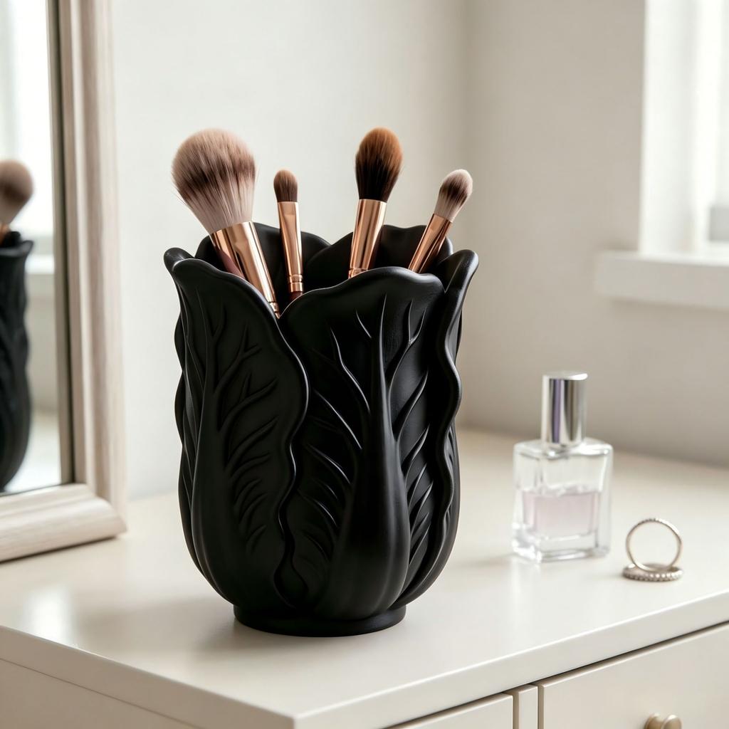 Creative Cabbage-shaped Storage Bucket, Comb Holder, Desktop Pen Holder, Cute Decorative Storage Bucket