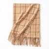 New British Style Imitation Cashmere Tassel Scarf for Girls High End Cold Proof and Warm Scarf