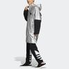 Adidas Originals Trefoil Liquid Metal Spliced ​​Sports Windbreaker mit Kapuze Herren Jacke Metallic-Dunkel-Silber GT7292
