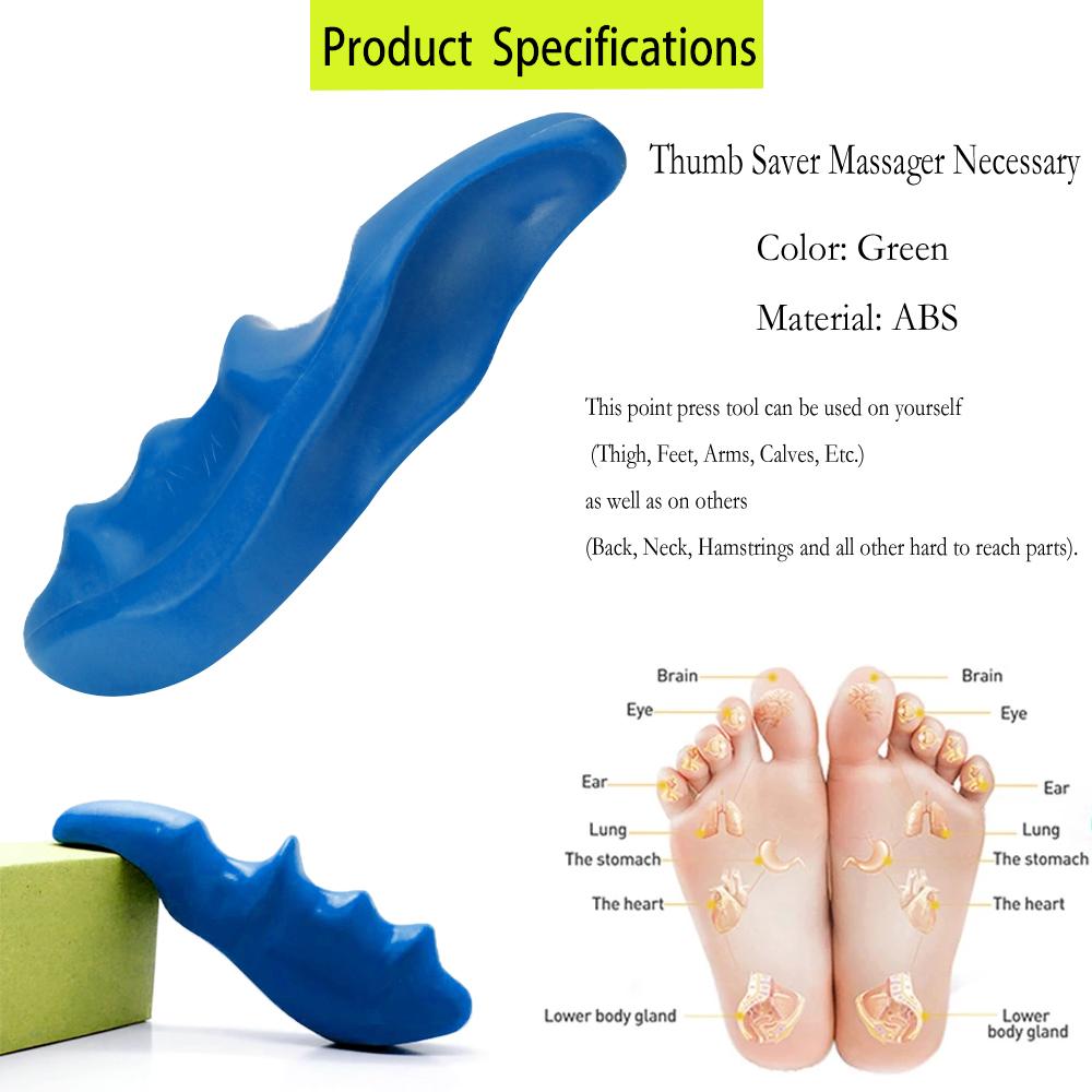 Manual Physiotherapy Tools Finger Pressure Shaped Massager Best Full Body Deep Tissue Relax Relieve Fatigue Press Trigger Point
