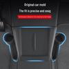 Tesla Wireless Charging Storage Pocket: Dustproof, Wear-resistant, Non-slip, Noiseless, with Dual Cup Holders.