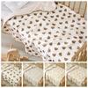Soft Baby Bean Blanket Bear Printed Nap Sleeping Rug Cover Blanket for Infant  Bedroom