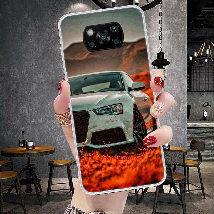 Sports Cars Male Men Soft Phone Case For Xiaomi Redmi 15C 15 13C 13 Poco X5 X6 X7 F7 Ultra M7 12C 12 10 10C 9C 9A 9T 9 Fundas Po