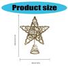 Sparkling Small Christmas Star Toppers Delicate Star Toppers for Christmas Tree Elegant Holiday Decoration