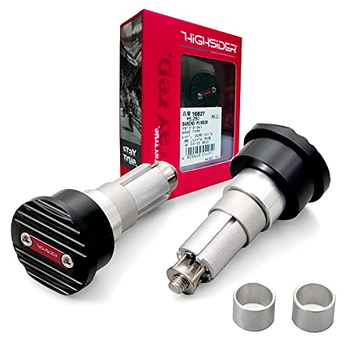 

Комплект адаптеров для зеркал на руль мотоцикла Daytona HIGHSIDER для левого и правого универсального типа, совместимый с внутренним диаметром руля 12–22 мм, волна B