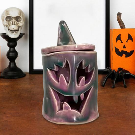 Halloween Ghost Night Light Spooky Ghost Centerpiece Light-up Hollow Ghost Decoration for Festive Party Mantels Shelves Decor
