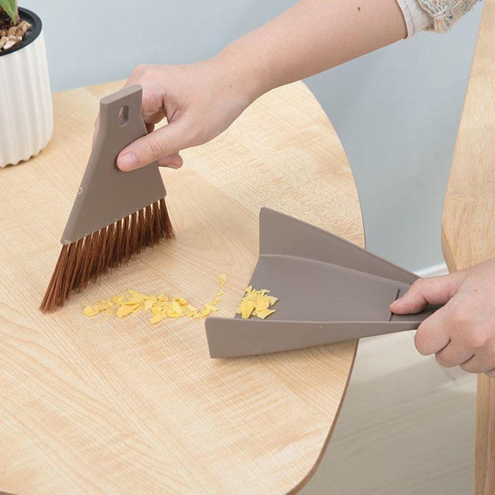 Mini Cute Floor For Desktop Corner Keyboard Household Sweep Dustpan Cleaning Brush Broom Cleaner