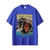 Rapper The Notorious Big Graphic T-shirt Biggie Smalls Print T Shirt Unisex's Women Hip Hop Vintage Oversized Short Sleeve T-shirts