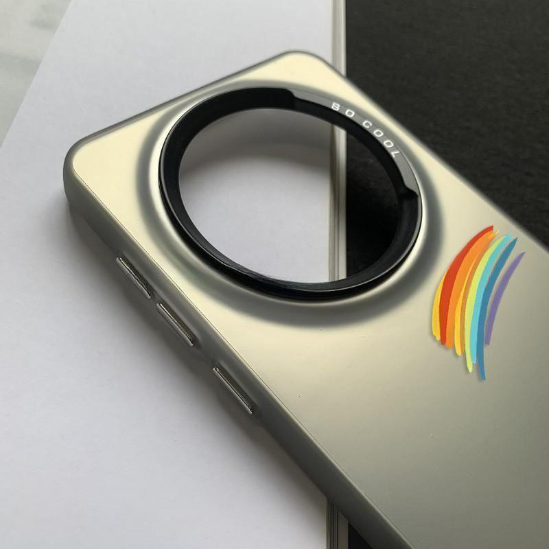 Simple Rainbow Is Suitable for Xiaomi 15/14/13 Mobile Phone Case Note14/13 Colored Silver Civi4pro New K807
