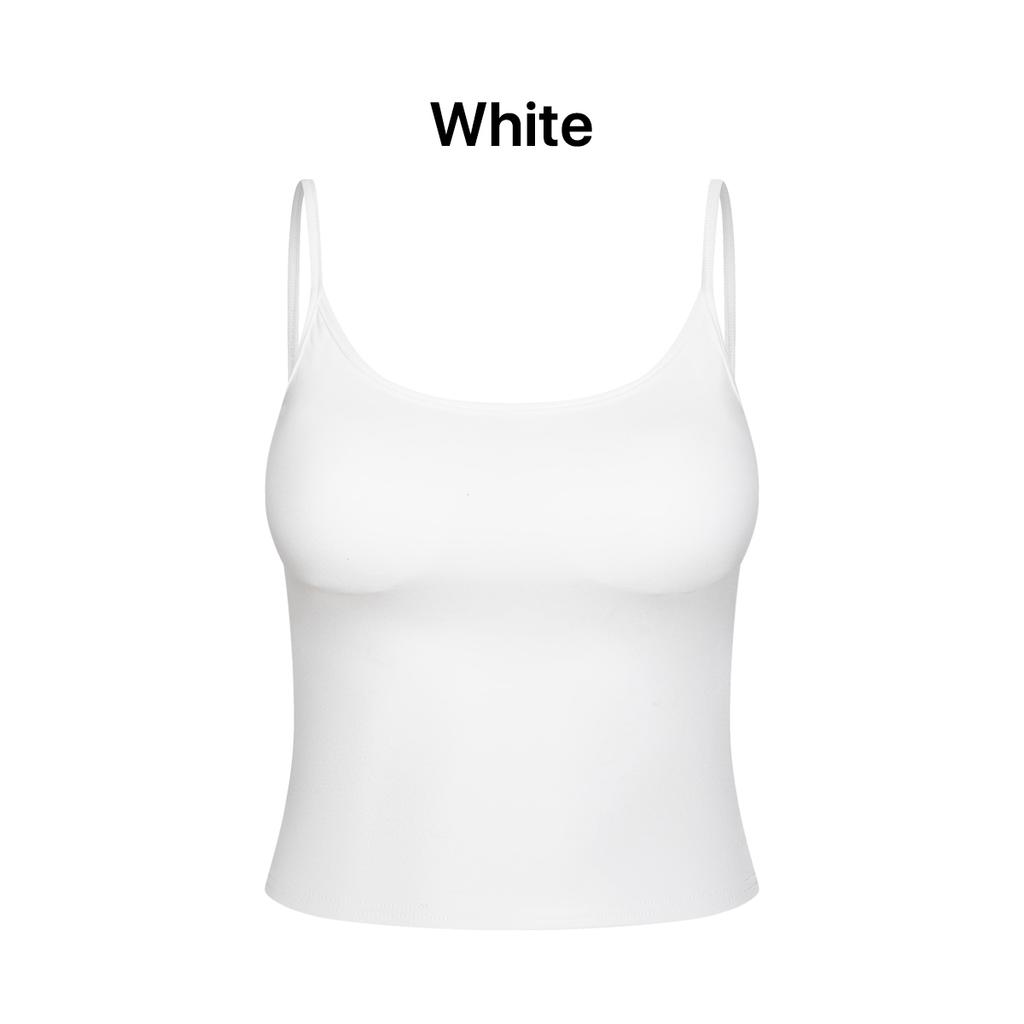 Women's Slim Fit Camisole Tank Top, Basic Sleeveless Cami, Casual Stretchy Vest for Daily Wear