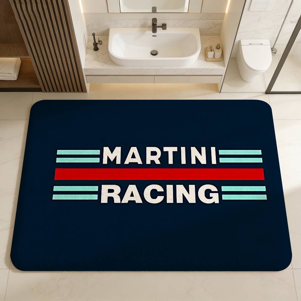 M-Martinis Logo Door Mat Kids Room Bedroom Decoration Balcony Anti-Slip Doormat Living Room Doormat Area Rug