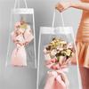 10 Stück Blumen-Verpackungsbeutel, transparente Blumenstrauß-Geschenktüte, Floristen-Dekoration
