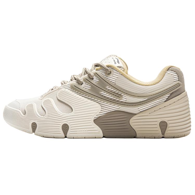 

Li Ning Tian Jiao Модные Удобные Амортизирующие Износостойкие Кеды с Низким Верхом Унисекс Белые AEPV049-7 37