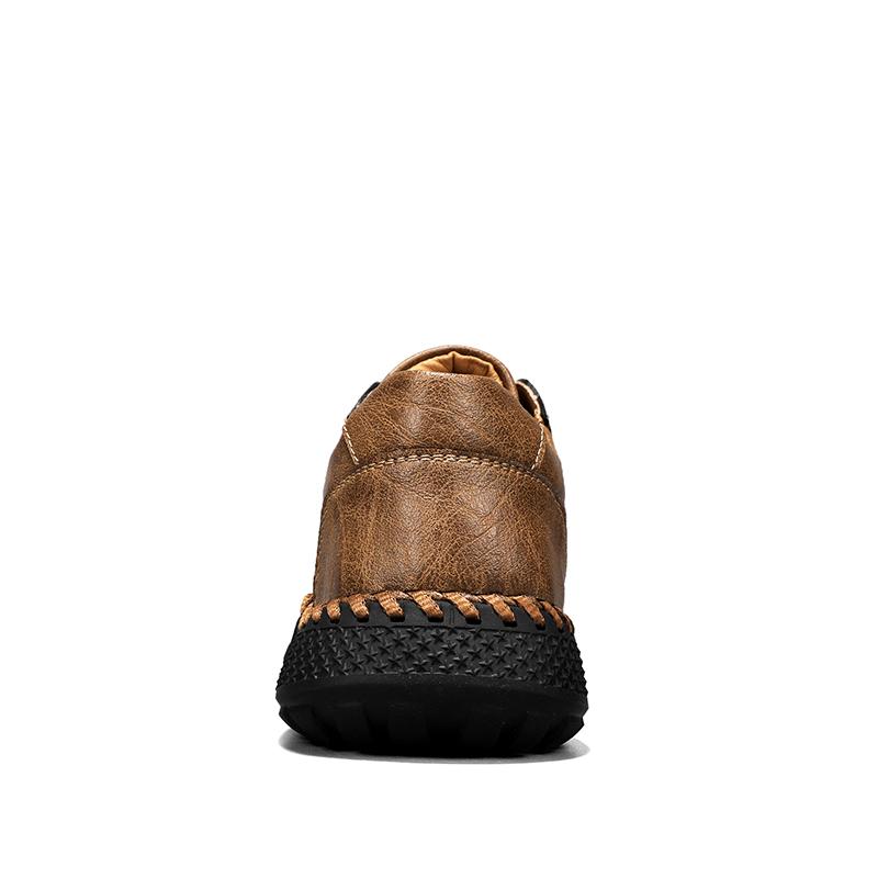 Neuer Stil Herren Atmungsaktive Wanderschuhe Herren Büro-Ballerinas Leder Freizeit-Slipper Herren Mokassin Bequeme Fahrschuhe