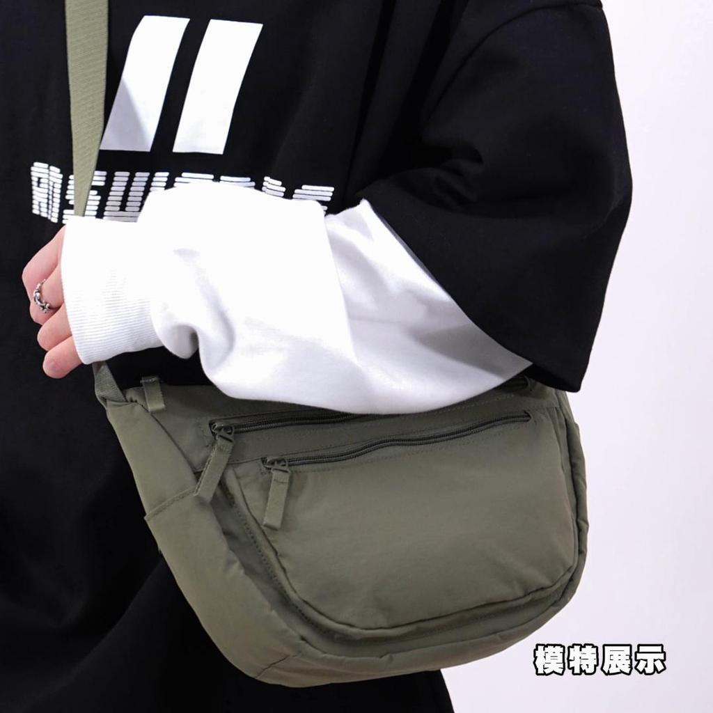 Bolsa Transversal Bolsa de Ombro para Esportes ao Ar Livre Cor Sólida Bolsa Pequena