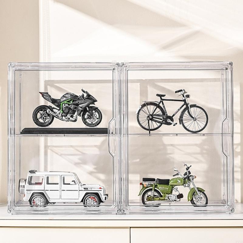 Clear Plastic Display Case For Collectible Dolls Action Figures With Dustproof Seal Stackable Modular Design Home Decors P9YB
