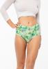 Seamless Women's Thongs with a Tropical Exotico Simple Maxi Print
