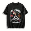 1981 Mistrz Świata Ligi Baseballowej Graficzny Casualowy Sportowy T-shirt Czysta bawełna Koszulka