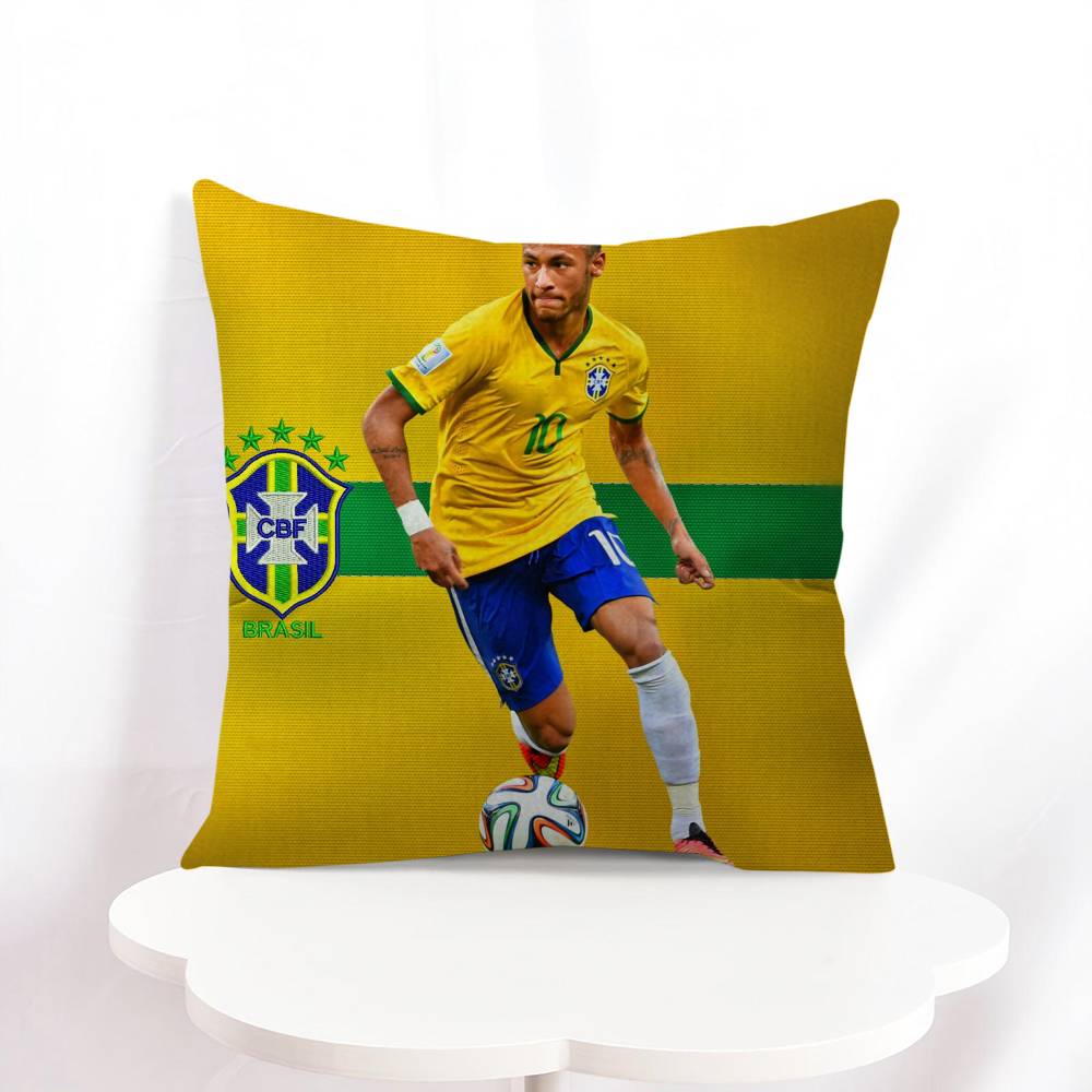 

Футбол Н-неймар Персоналізована наволочка Дитяча спальня Дикий декор для вечірки Наволочка Подарунок на дитячий день народження, свято 16x16Inch