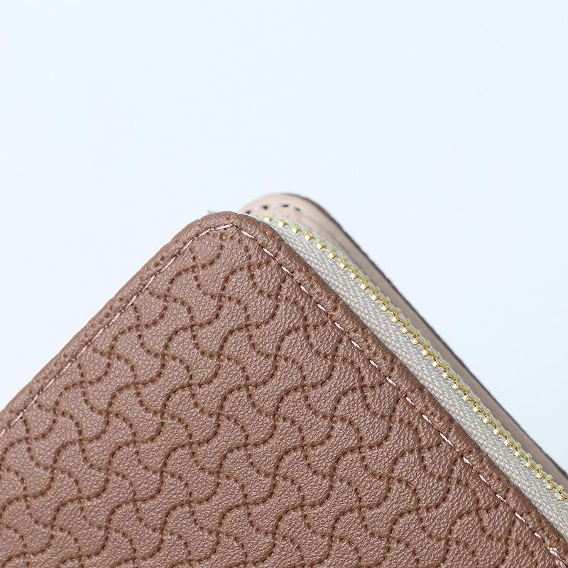 2025 Damen High-End Color Block Kurzes Portemonnaie & Kartenhalter Münzbörse