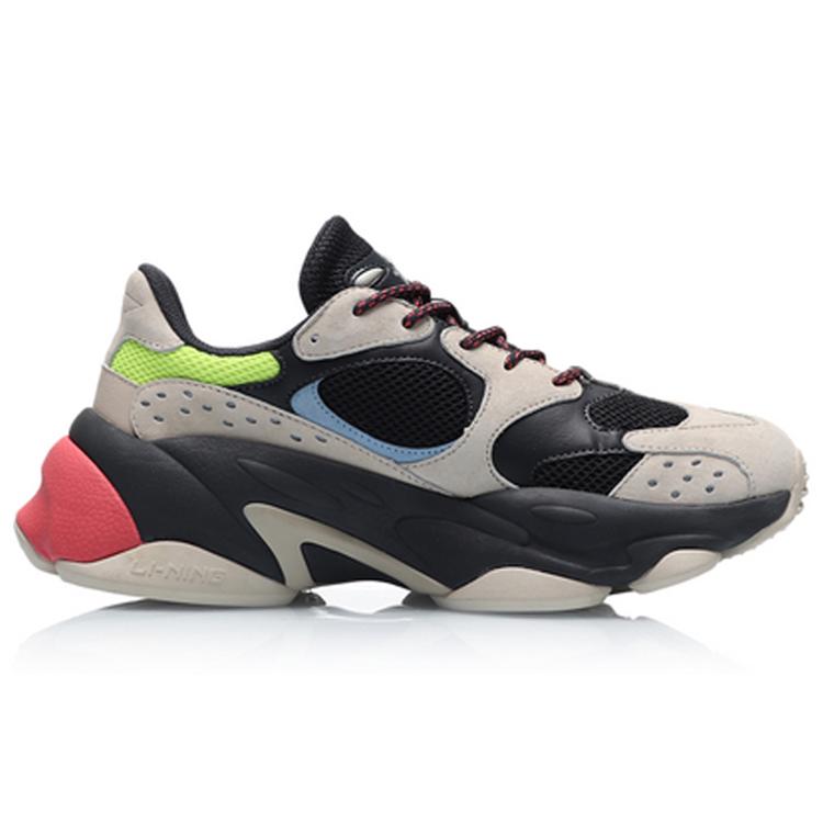 New Chenpeng NYC Fashion Week X LINING CounterFlow Alien Men's Retro Dad Shoes - White/Tan/Gray AGCP218-2