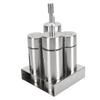 Spice Shaker 304 Stainless Steel with Viewing Window Pepper Shaker for Restaurant Home BBQ Salt 4