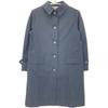 Aquascutum Navy Grosgrain Crew Coat coat 8 NavyUsed