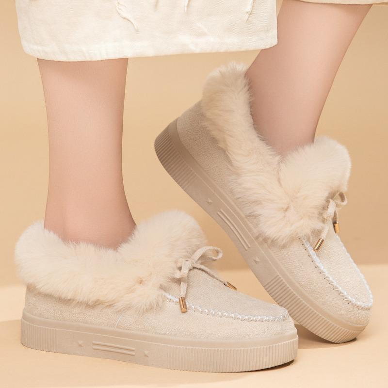 New Fleece and Thickened Snow Boots for Women Can Be Paired with Fashionable Shoes