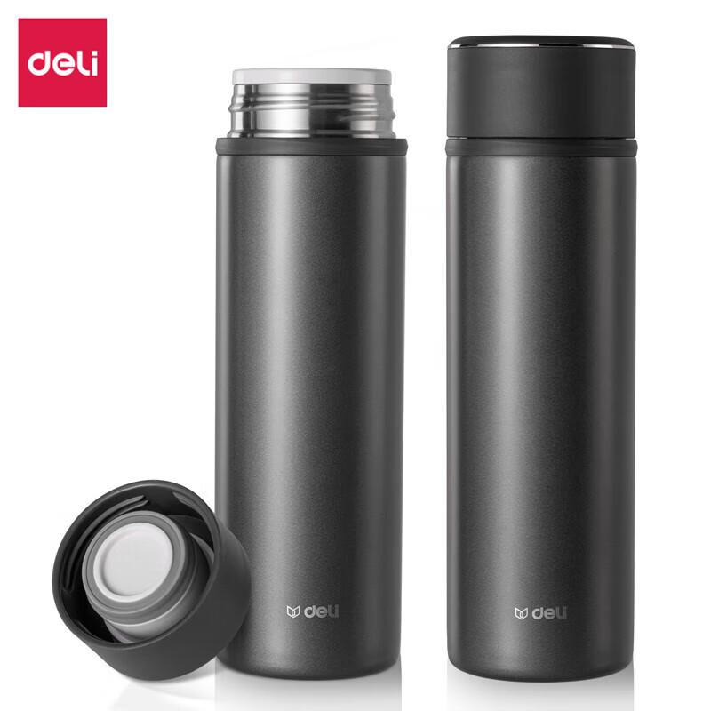 Deli LL601-BGY 500ml Stainless Steel Thermos Cup