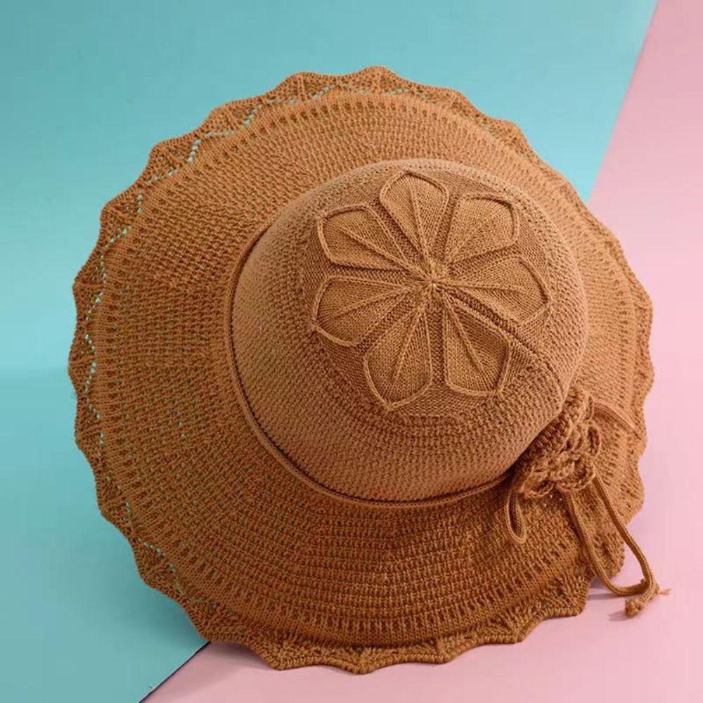 Foldable Sunshade Hat Big Brim Bucket Hat Fashion Fisherman Hat Outdoor