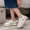 Canva Damen Frühling 2025 Neuer Stil Koreanische Dicke Sohle Atmungsaktive Damen Freizeitschuhe Studenten Vielseitige Rutschfeste Plateauschuhe